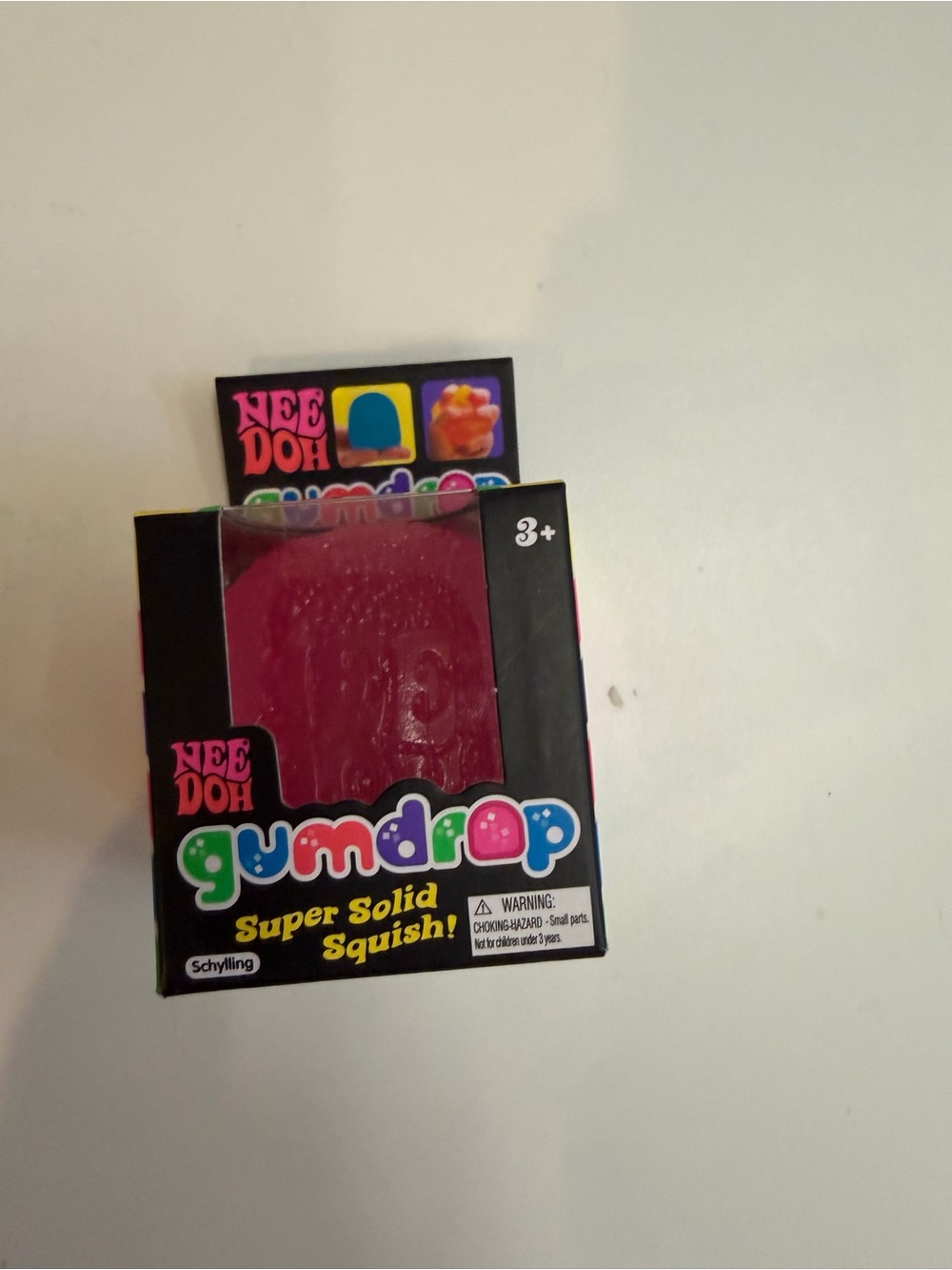 NeeDoh Gumdrop Super Solid Squish - Pink